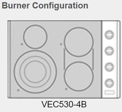 Viking VEC5304BSB Stainless Steel