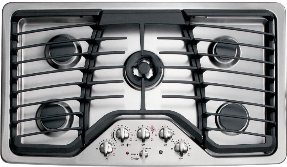 GE PGP986SETSS 36 Inch Gas Cooktop
