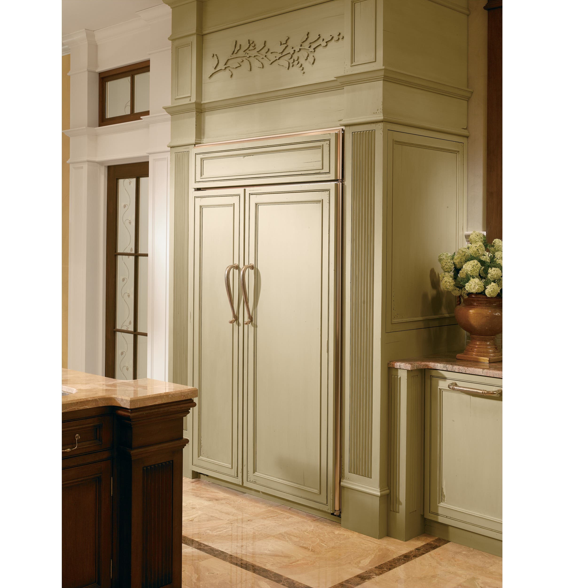 Monogram ZIS480NH 48" Built-in Side by Side Refrigerator