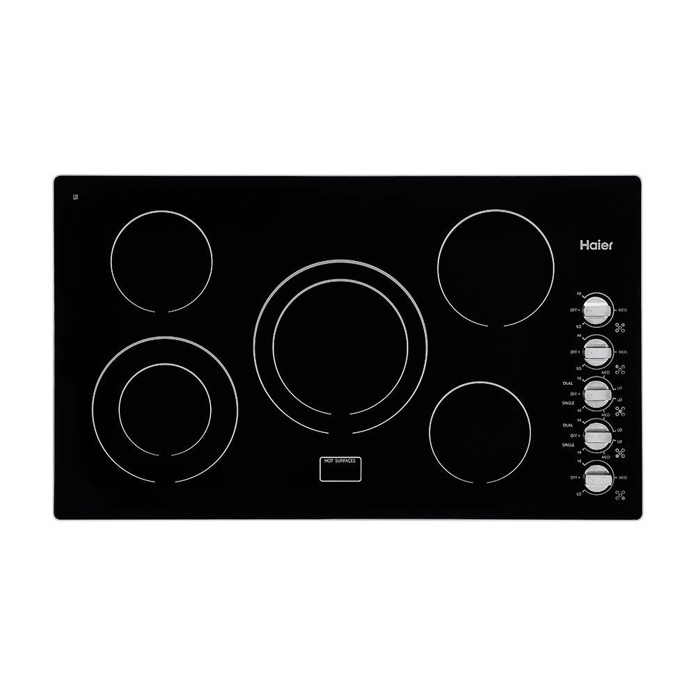 Haier HCC6320AES 36 Inch Electric Radiant Cooktop with 5 Heating