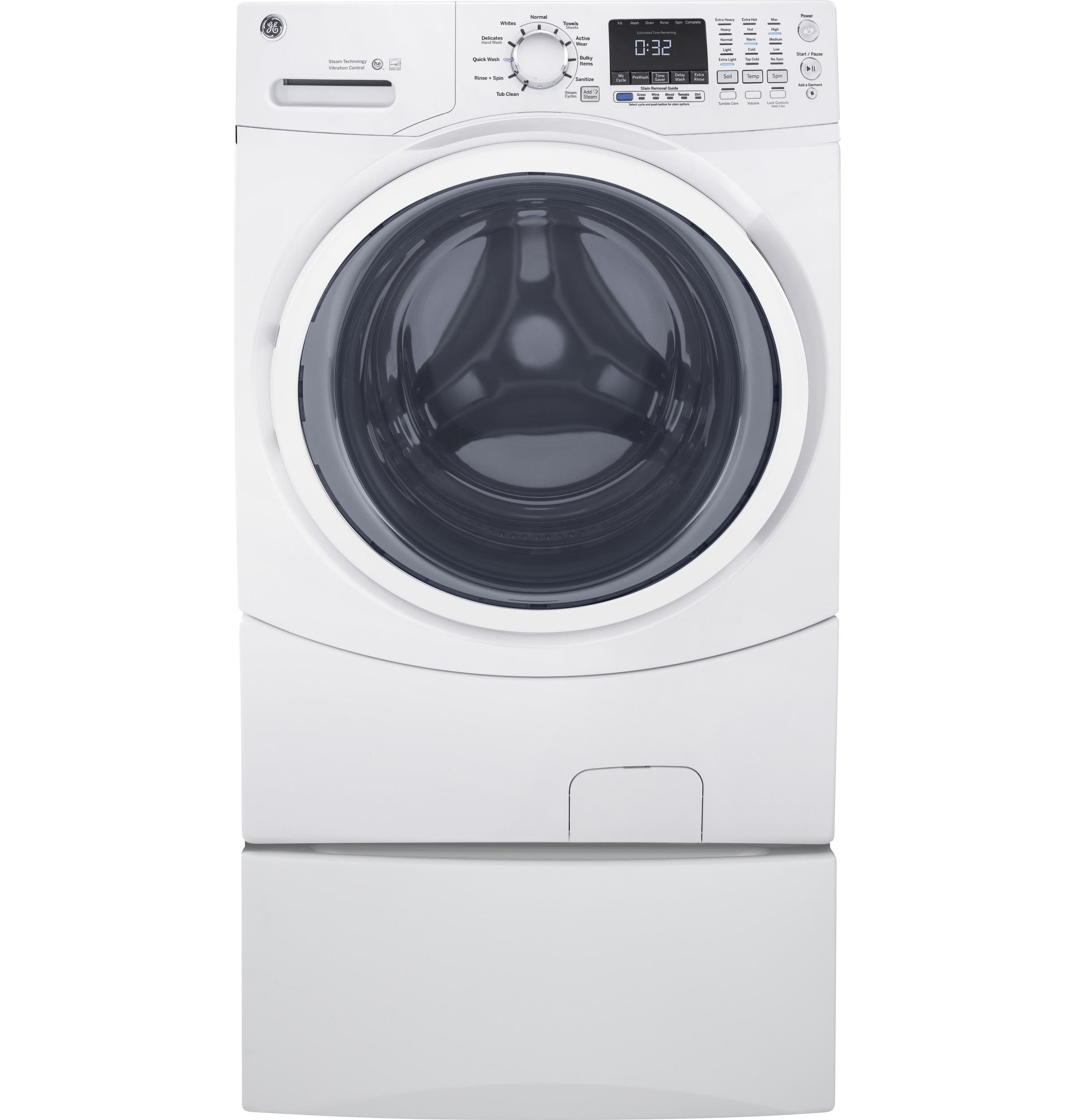 GE GFW450SSKWW White