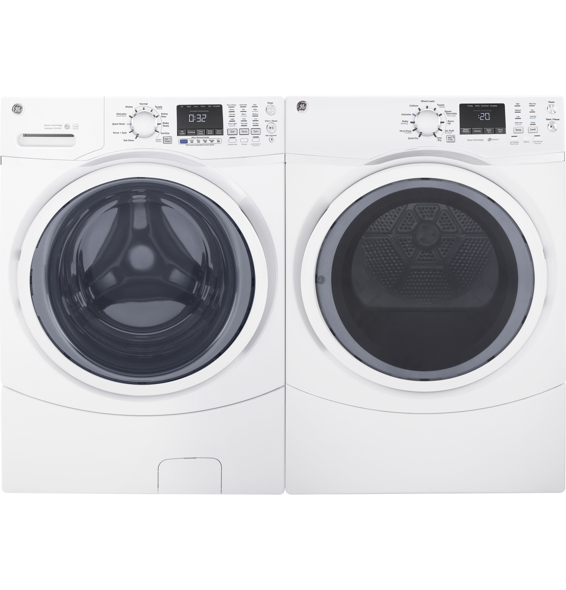 GE GFW450SSKWW White