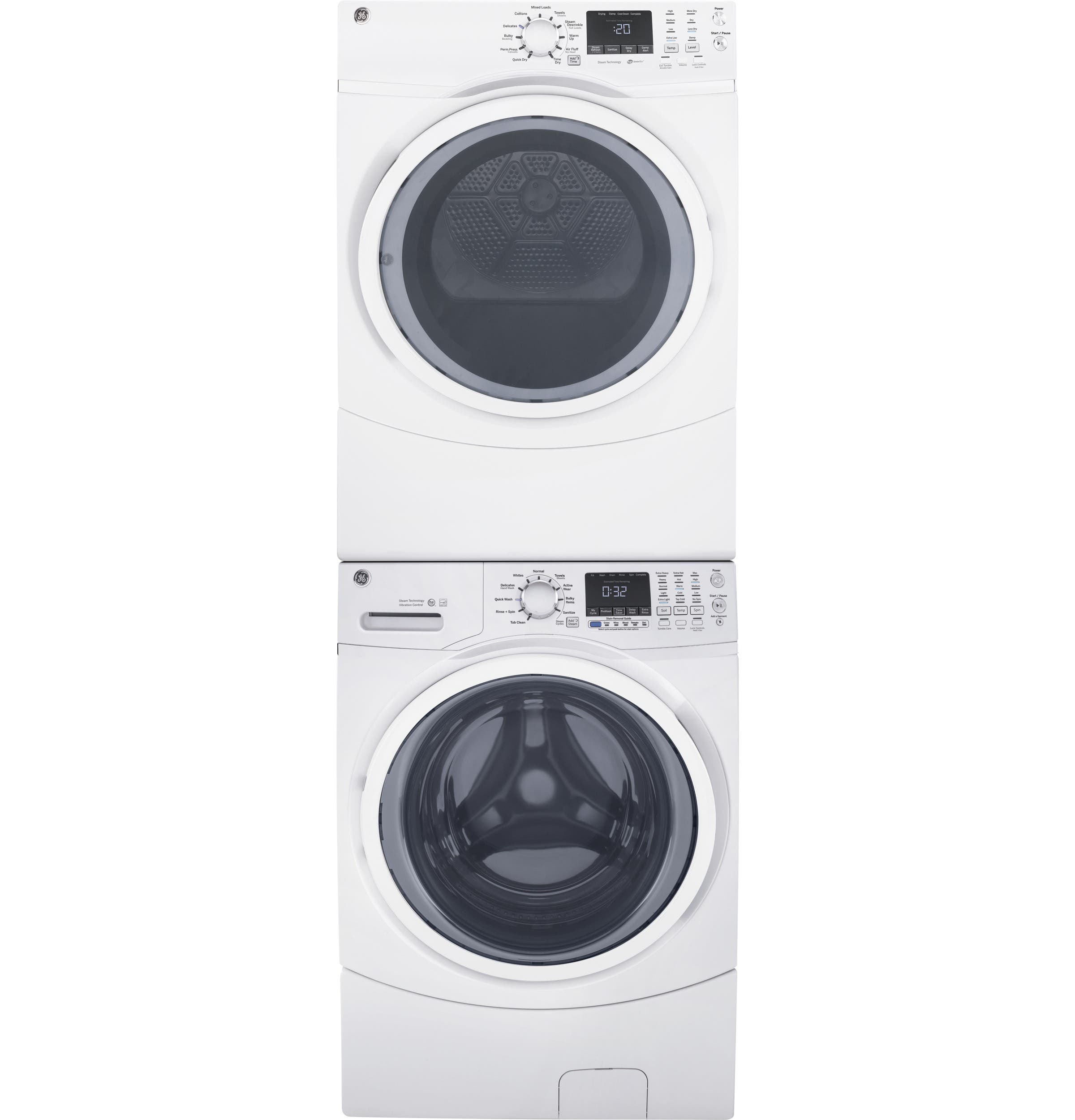GE GFW450SSKWW White