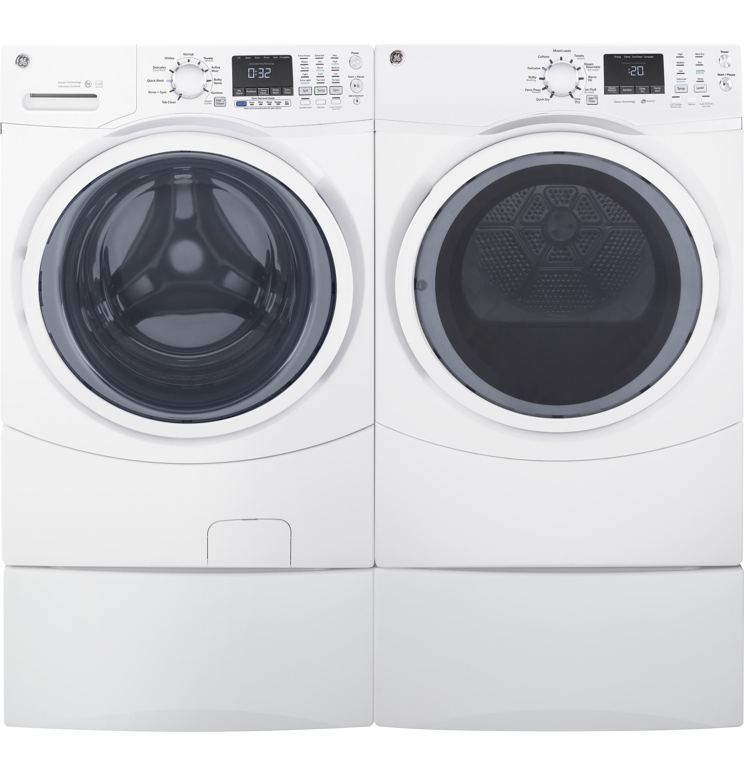 GE GFW450SSKWW White