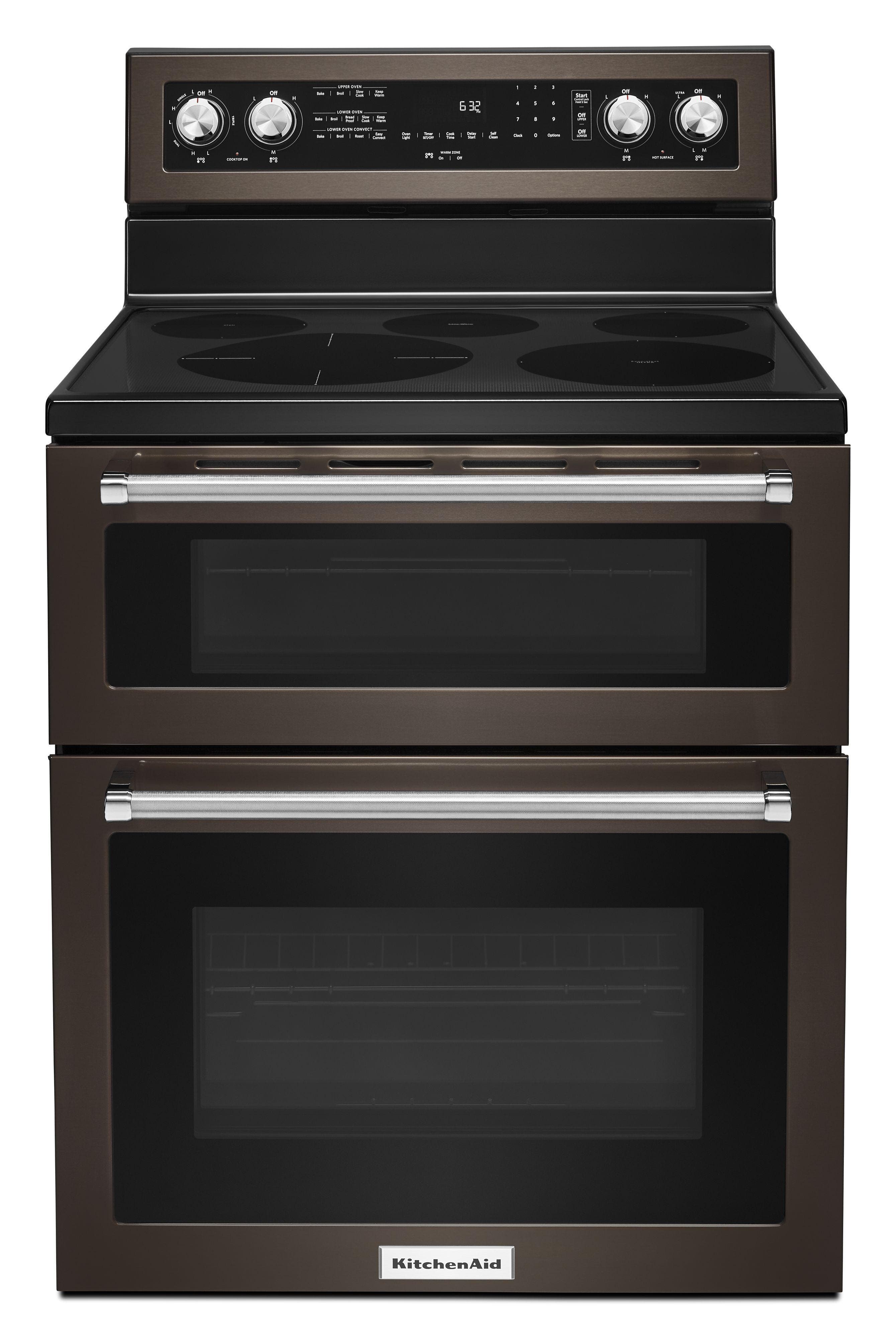 KitchenAid KFED500EBS Black Stainless Steel with PrintShield Finish