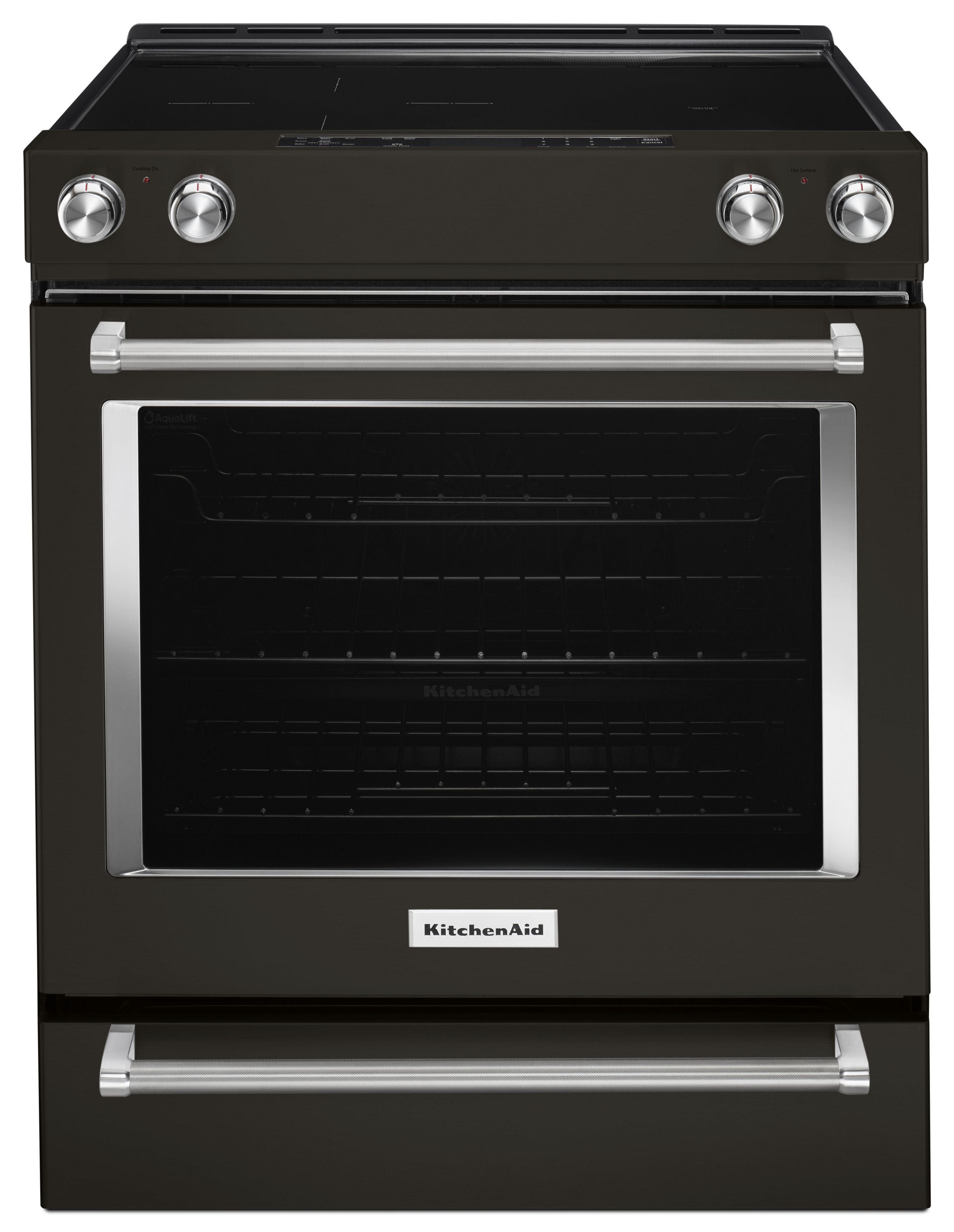 KitchenAid KSEG700EBS Black Stainless Steel, Print Shield