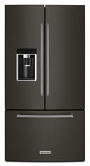 36 Inch Counter-Depth French Door Refrigerator with 23.8 cu. ft. Capacity, 3 Glass Shelves, Gallon Door Bins, Preserva® Food Care System, Exterior Ice/Water Dispenser, and Auto Icemaker