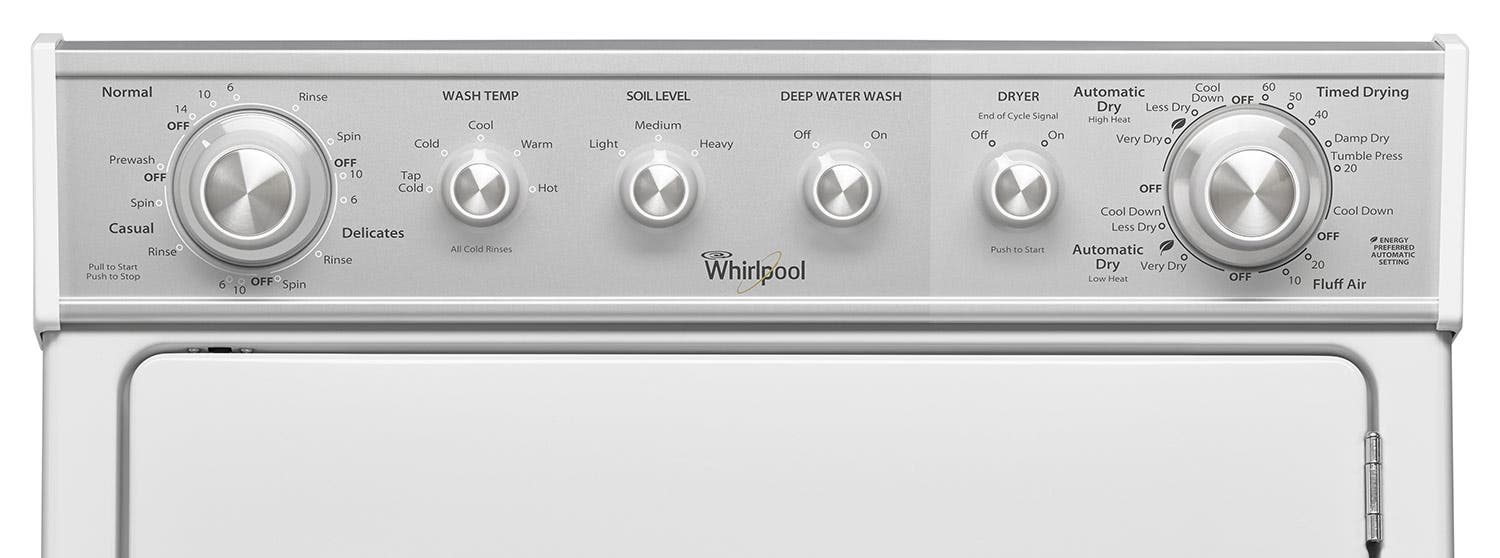 Whirlpool WETLV27FW 27 Inch Electric Laundry Center