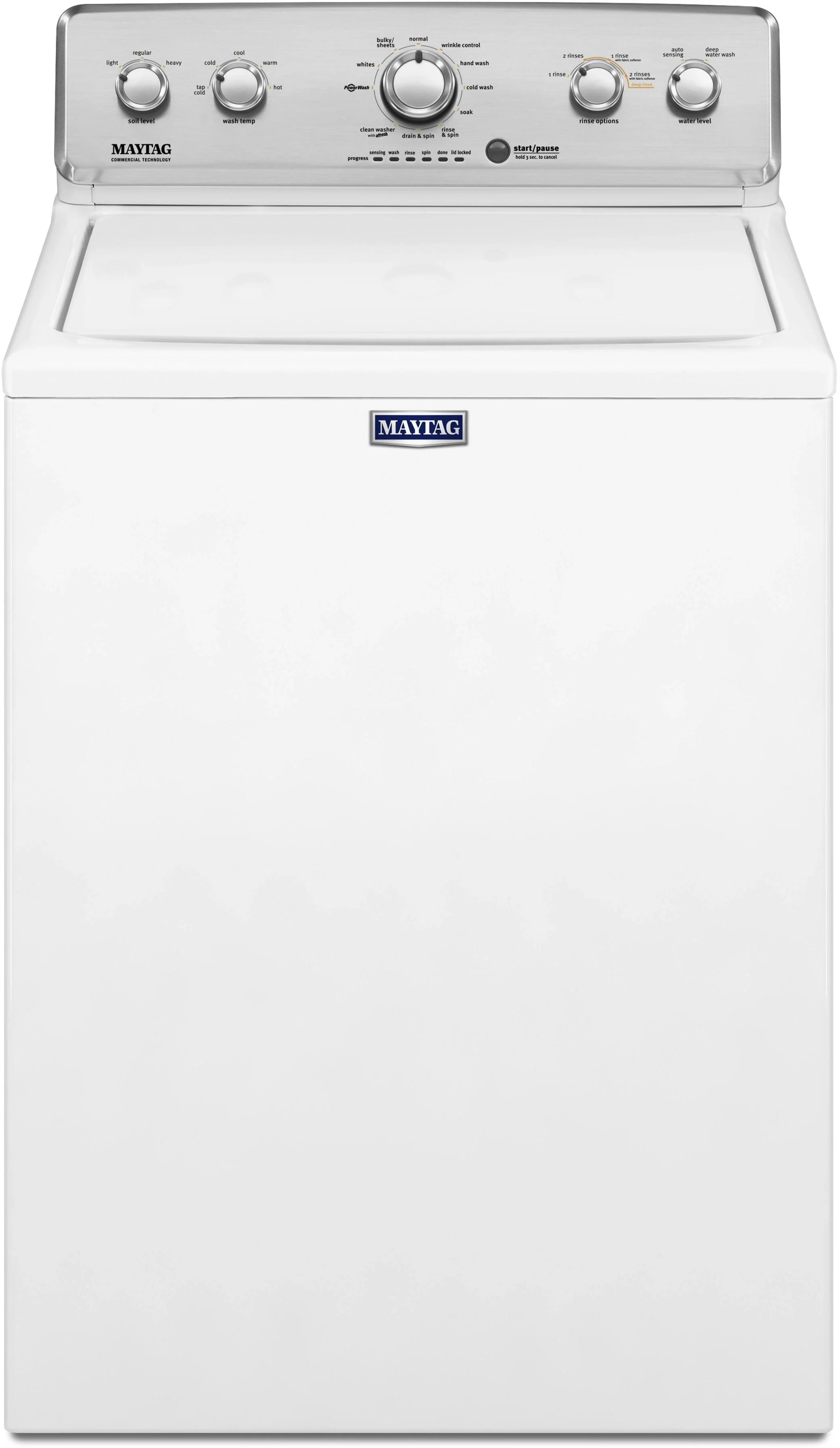 Maytag MVWC565FW 28 Inch Top Load Washer with 11 Wash Cycles White Plesser's Appliances