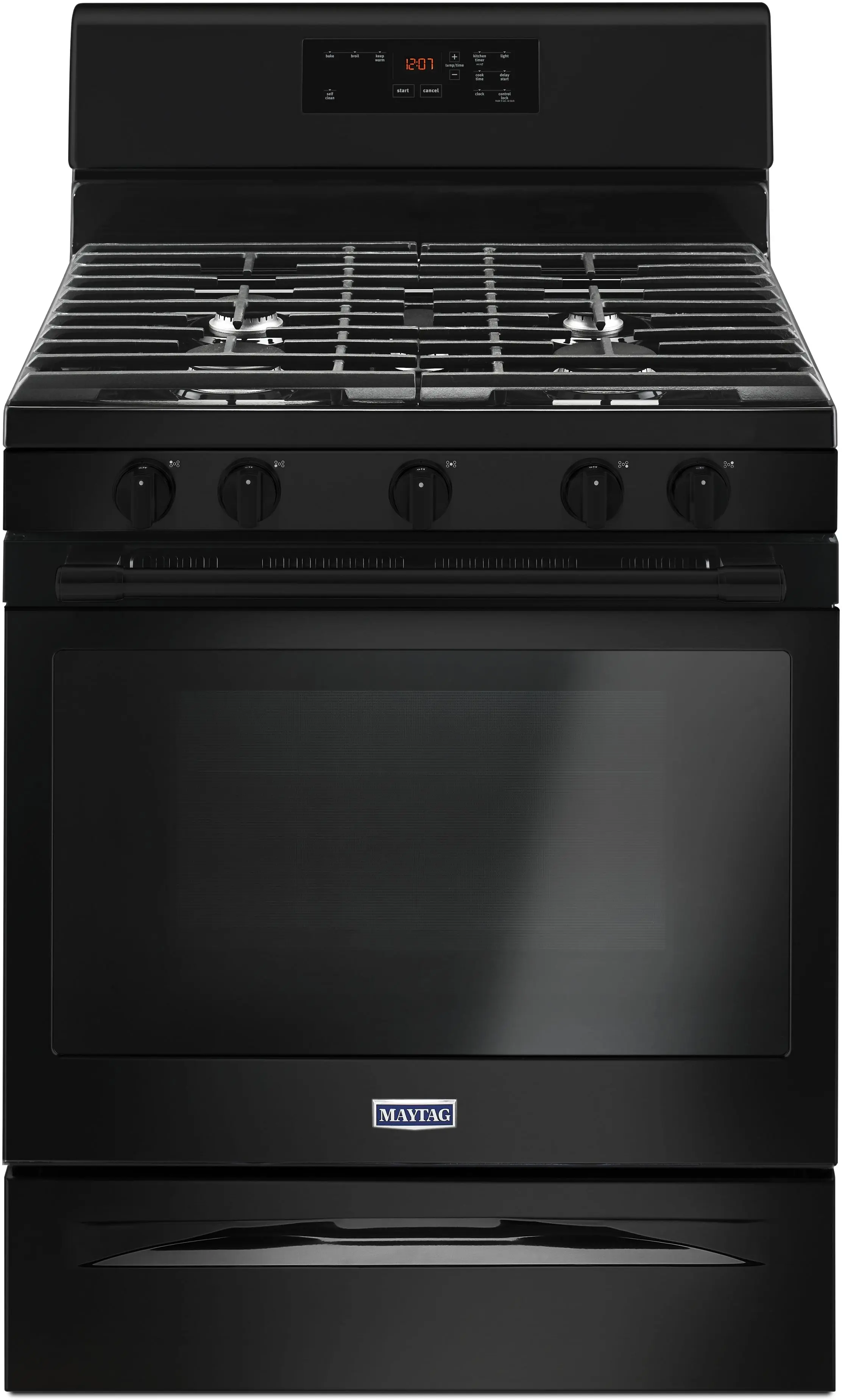 Maytag MGR6600FB Black, Natural Gas