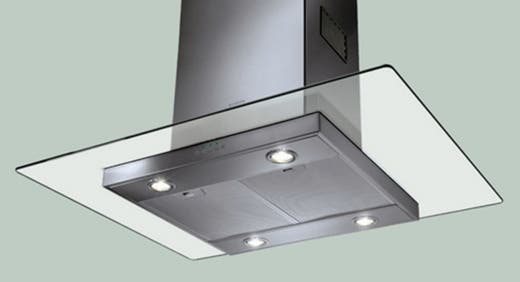 Faber GLASIS36SS600B 36 Inch Island Hood