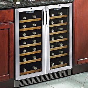 Danby DWC2121BLS Black with Stainless Steel Door Trim