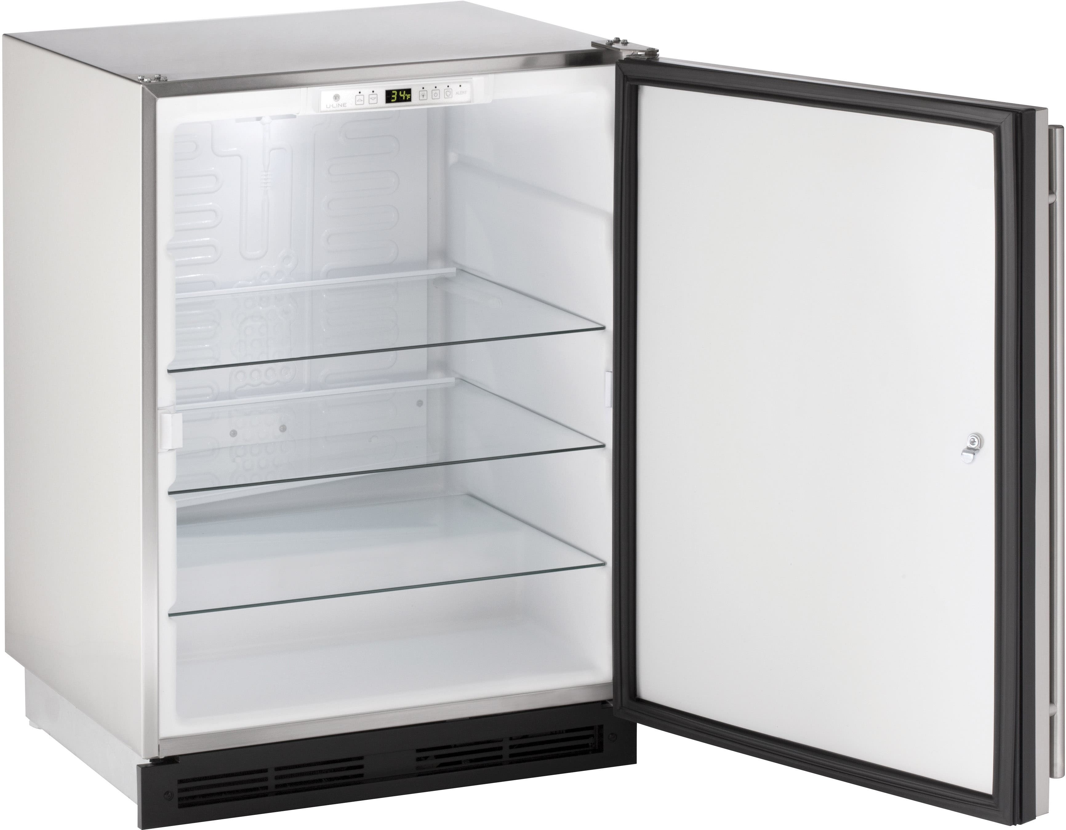U-Line U1224RSOD00B 24 Inch Built-in Outdoor Refrigerator