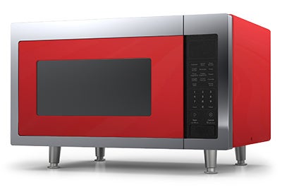 Big Chill MICRO16CR 22 Inch, 1.6 cu.ft. Retro Countertop Microwave
