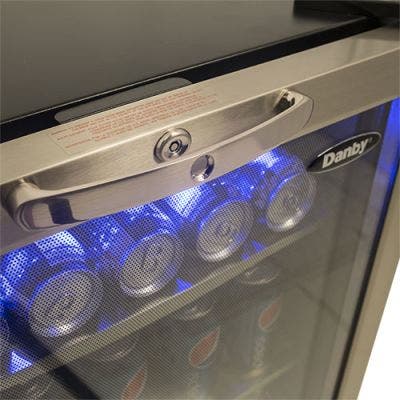 Danby DBC039A1BDB Black with Stainless Steel
