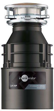 Insinkerator BADGER5XPA 3/4 HP Continuous Feed Waste Disposer with 1725 RP...