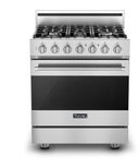 30 Inch Freestanding Dual Fuel Range with 5 Sealed Burners