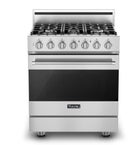 30 Inch Freestanding Gas Range with 5 Sealed Burners