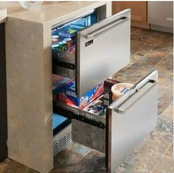Perlick HP24ZO35C 24" Dual-Zone Freezer/Refrigerator Drawers