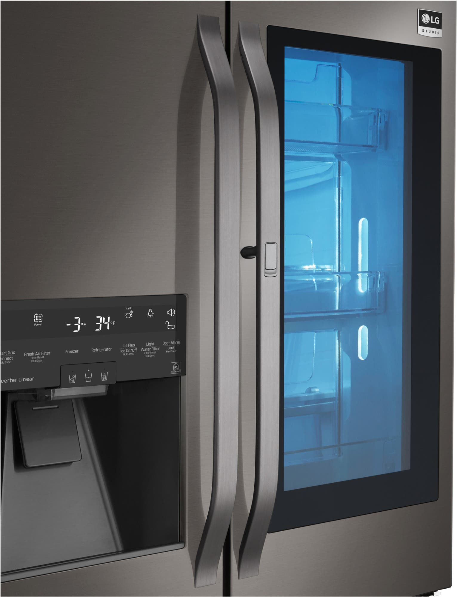 LG LSFXC2496D Black Stainless Steel
