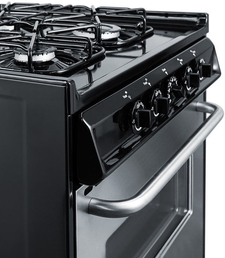 Summit TTM63027BKSW Stainless Steel/Black