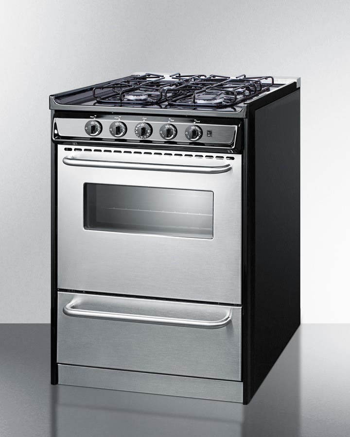 Summit TTM61027BRSW Stainless Steel/Black