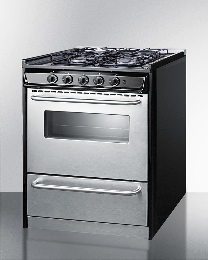 Summit TTM21027BRSW Stainless Steel/Black