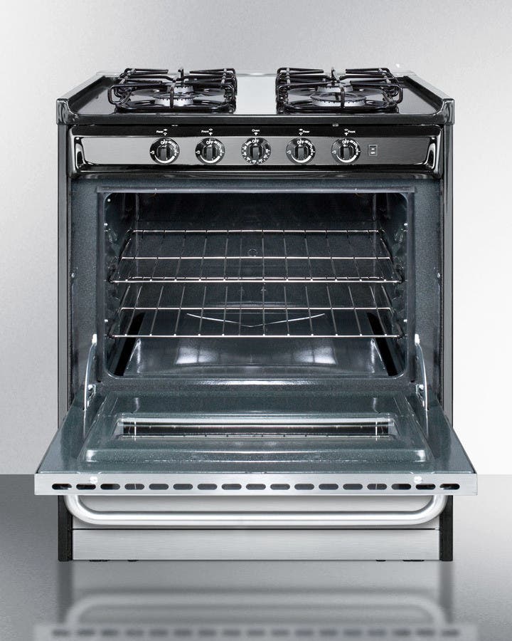 Summit TTM21027BRSW Stainless Steel/Black