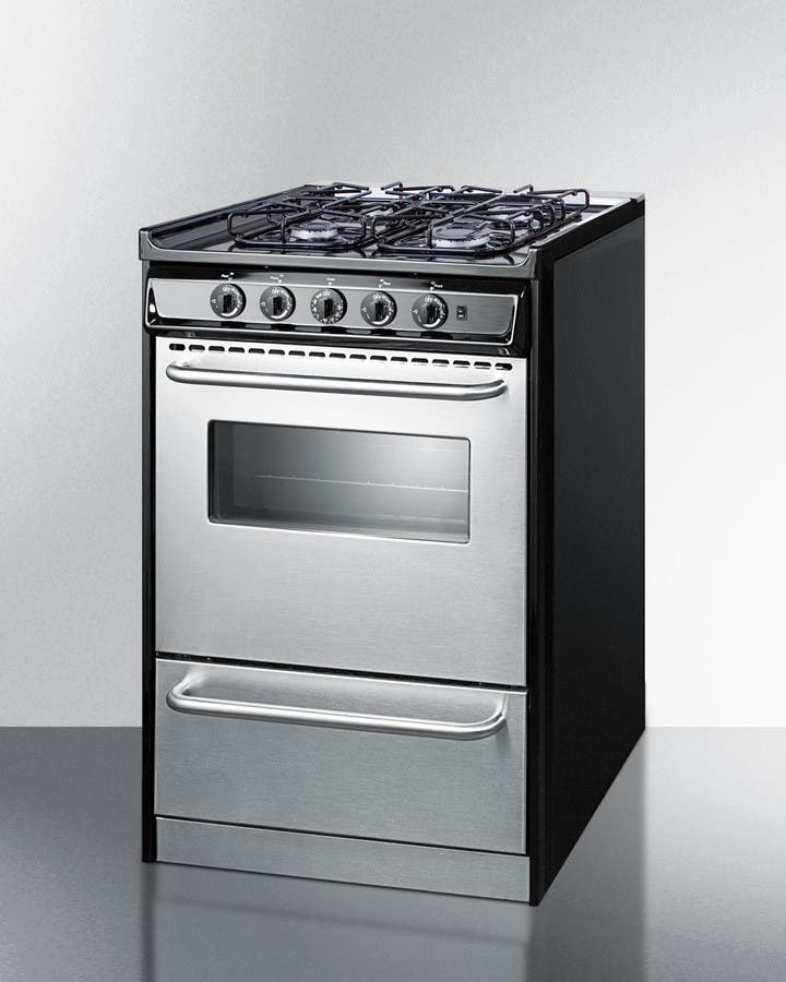 Summit TTM11027BRSW Stainless Steel/Black
