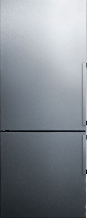 Summit FFBF286SSLHD Stainless Steel/Platinum, No Ice Maker, Left Hinge