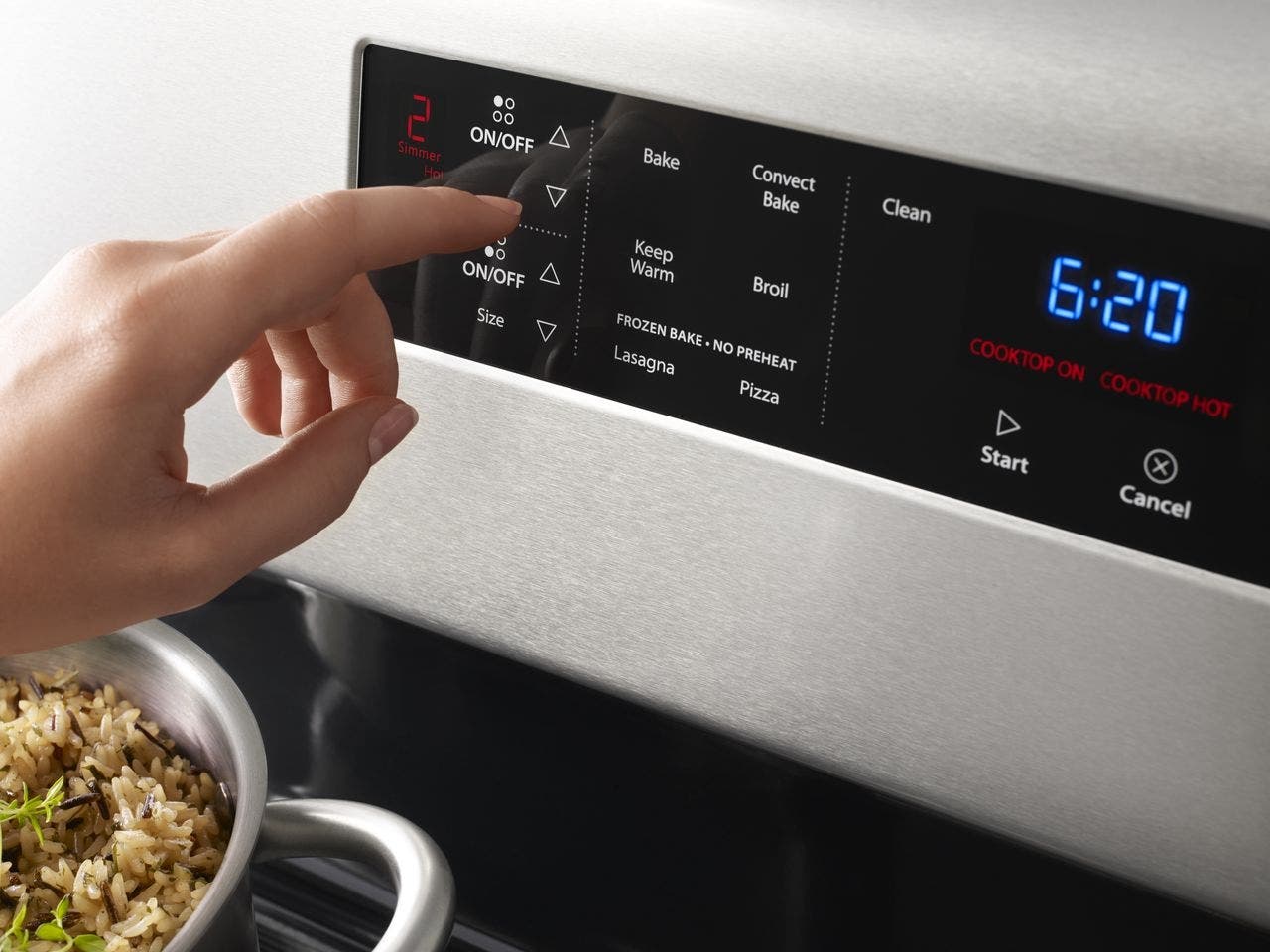 Whirlpool WFE520S0FS Black On Stainless