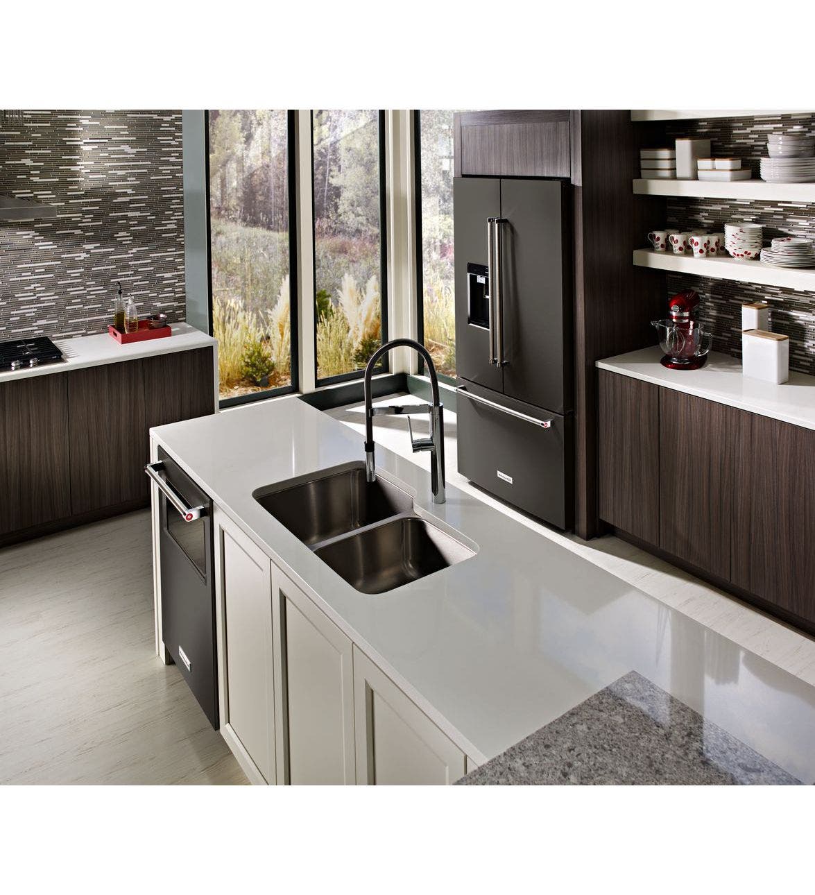 KitchenAid KDTM384EBS Black Stainless