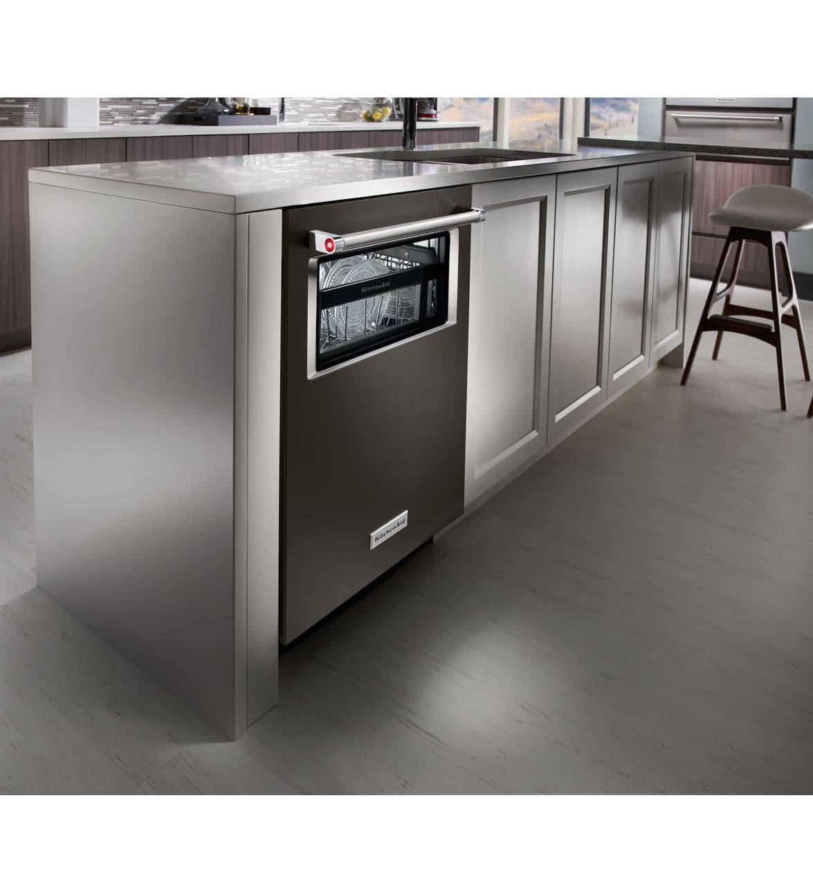 KitchenAid KDTM384EBS Black Stainless