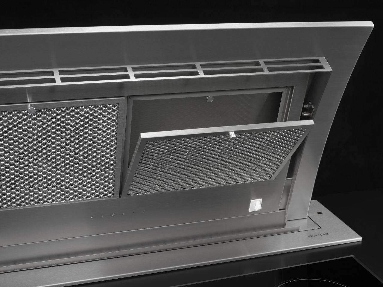 Jenn Air JXD7836BS 41 Inch Island Mount Ducted Downdraft Hood