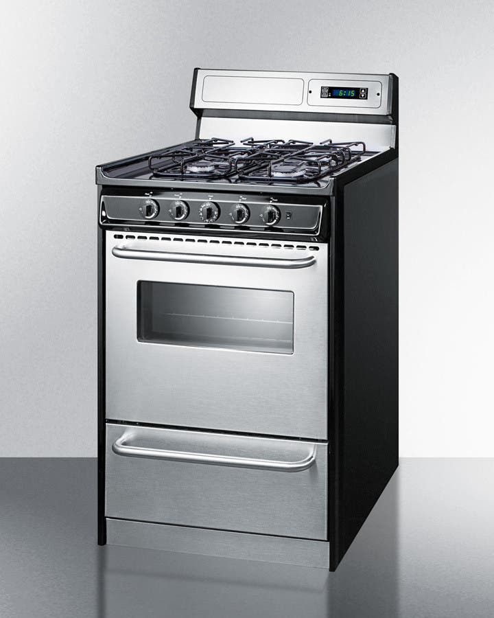 Summit TTM13027BKSW Stainless Steel/Black