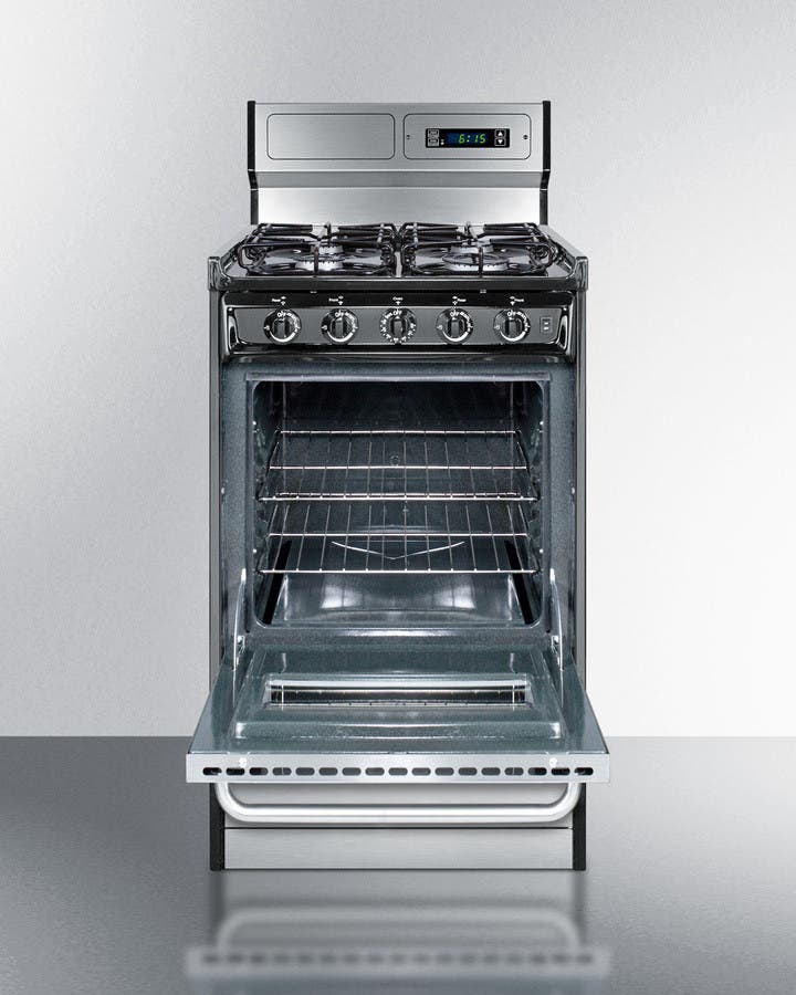 Summit TTM13027BKSW Stainless Steel/Black