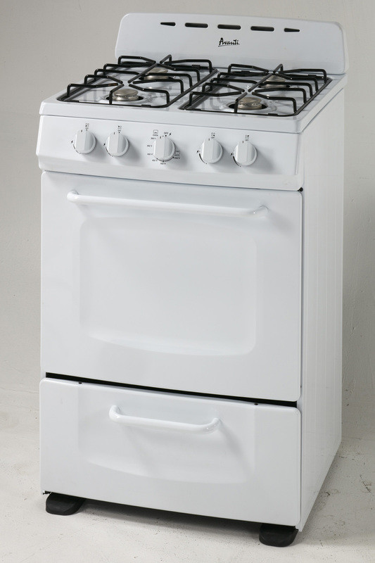 Avanti GRO24P0W 24 Inch Freestanding Gas Range