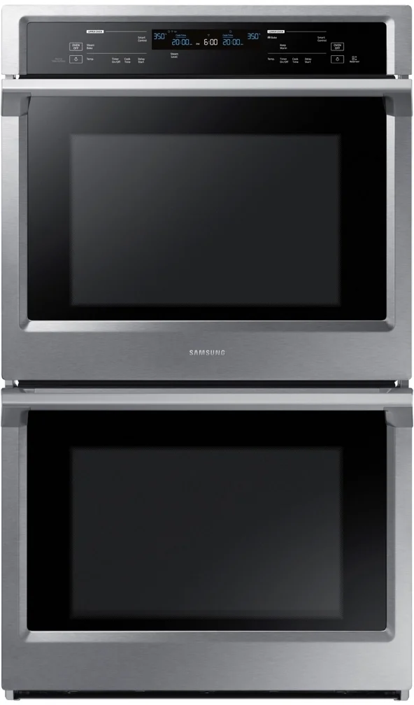 Samsung NV51K6650DS 30" Smart Double Wall Oven with Steam Cook Stainless Plesser's Appliances