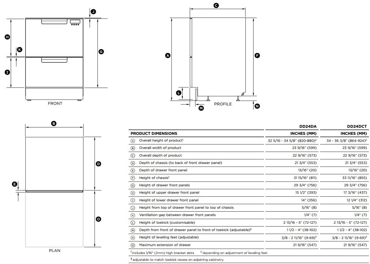 Fisher Paykel DD24DCHTX9 Stainless Steel