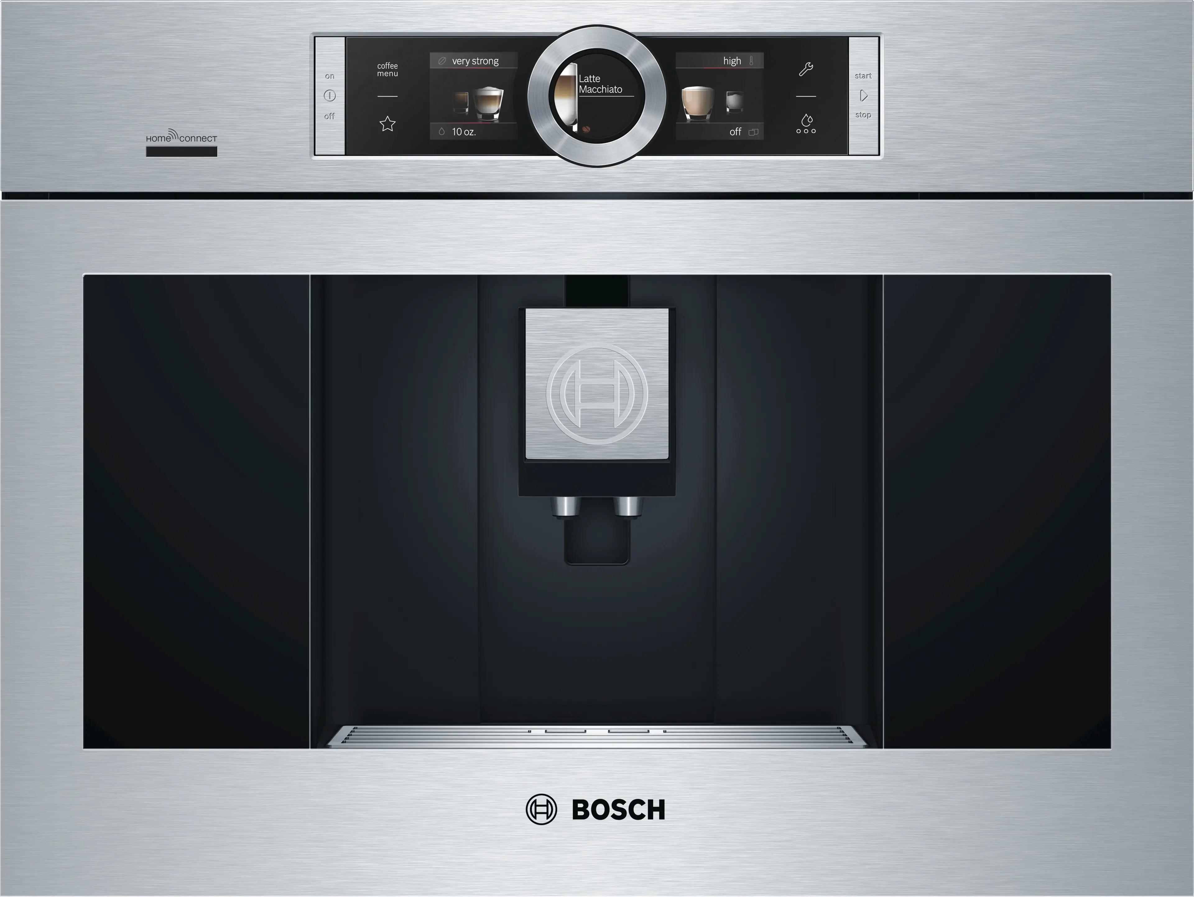 Bosch BCM8450UC 24 Inch Smart Built-in Coffee Machine Stainless