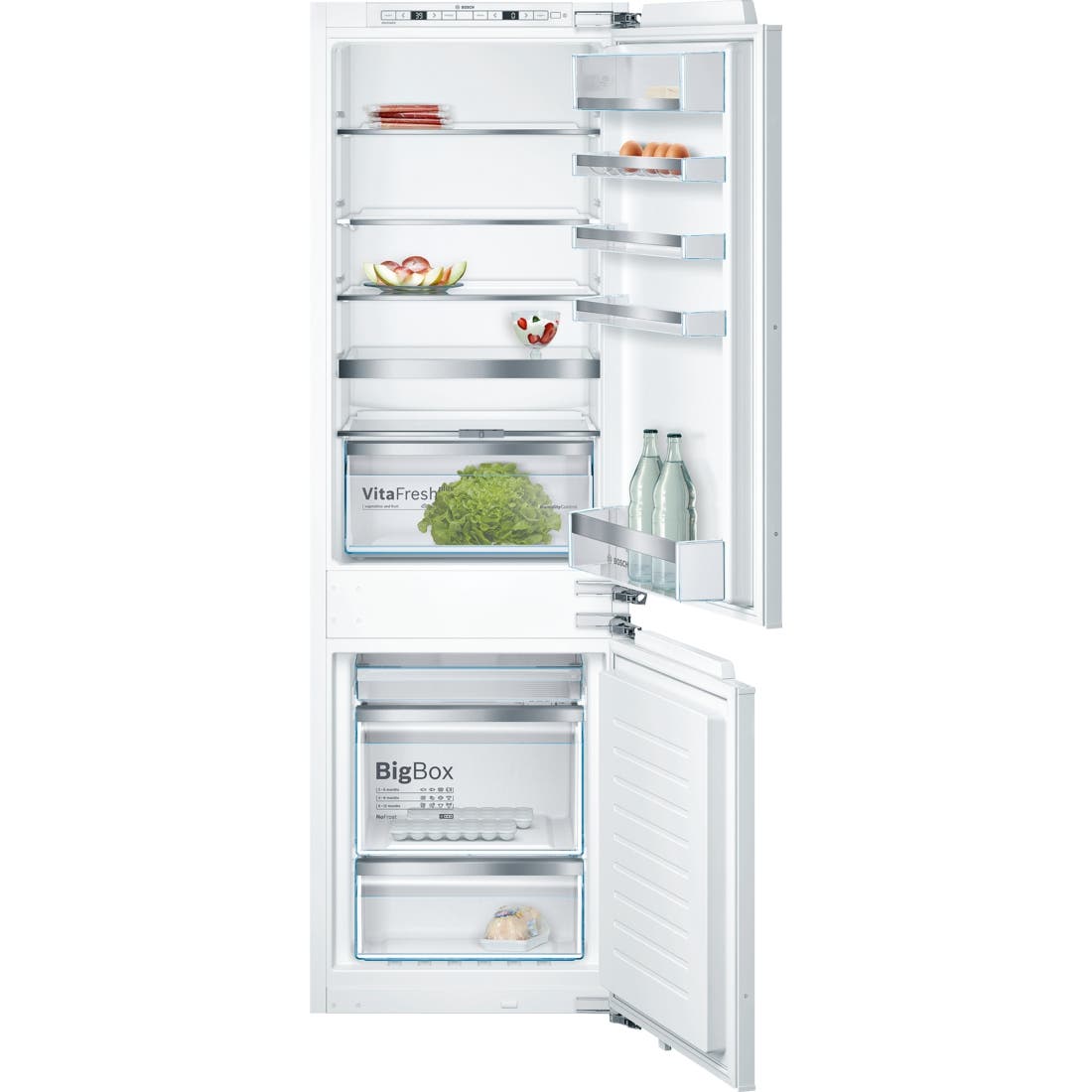Bosch B09IB80NSP 24 Inch Built-In Bottom Freezer Refrigerator