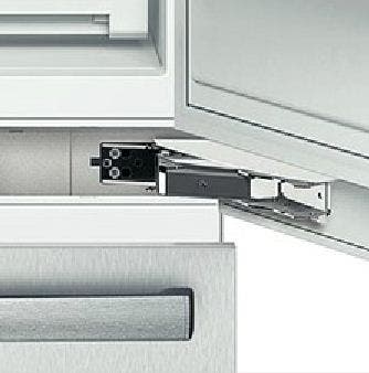 Bosch B09IB80NSP 24 Inch Built-In Bottom Freezer Refrigerator