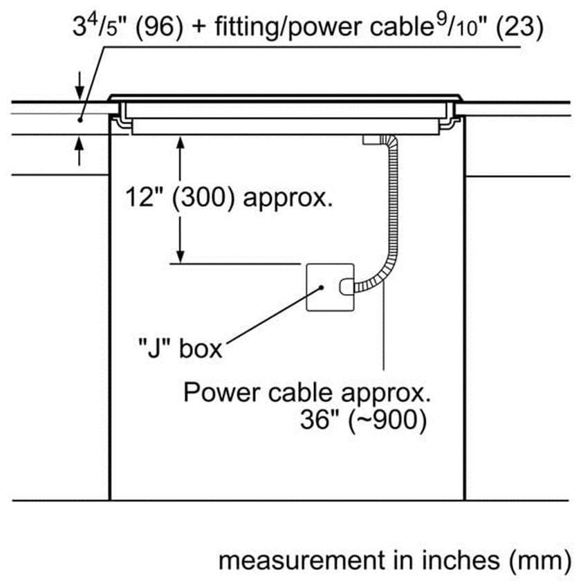 Bosch NETP666SUC Black With Stainless Steel Frame