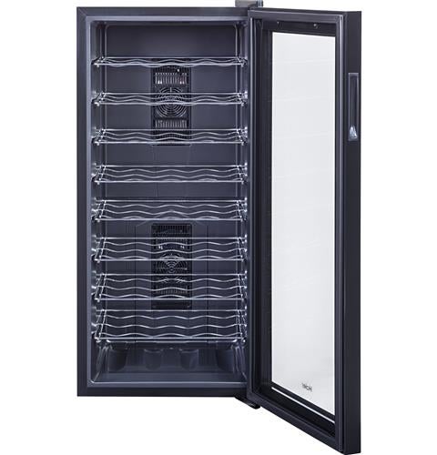 Haier HEWFT36BXB 18 Inch Wine Cellar Black | Plesser's Appliances