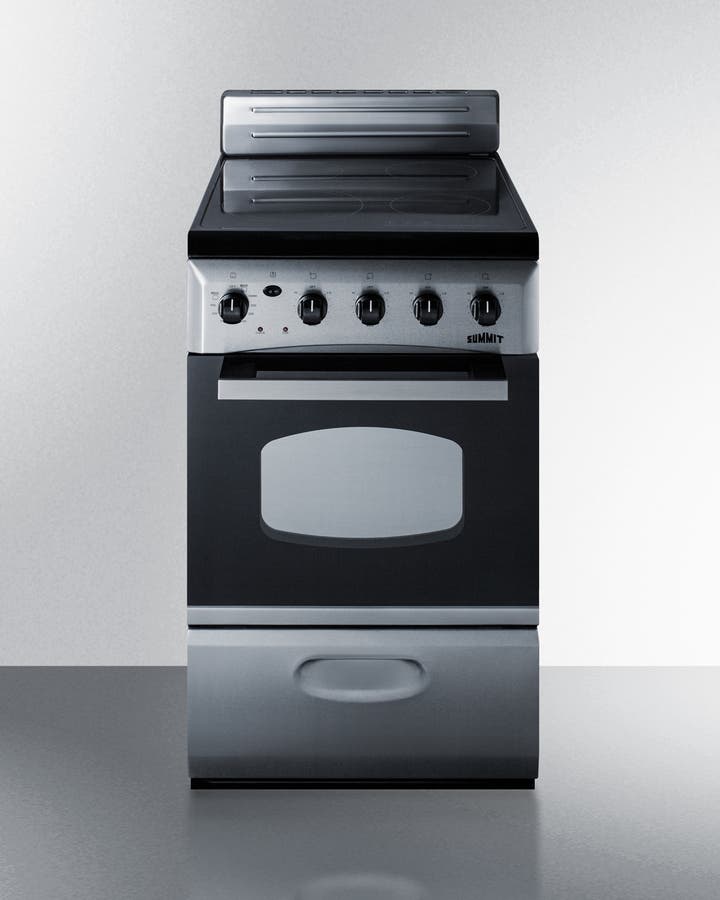Summit REX208SS 20 Inch Electric Range