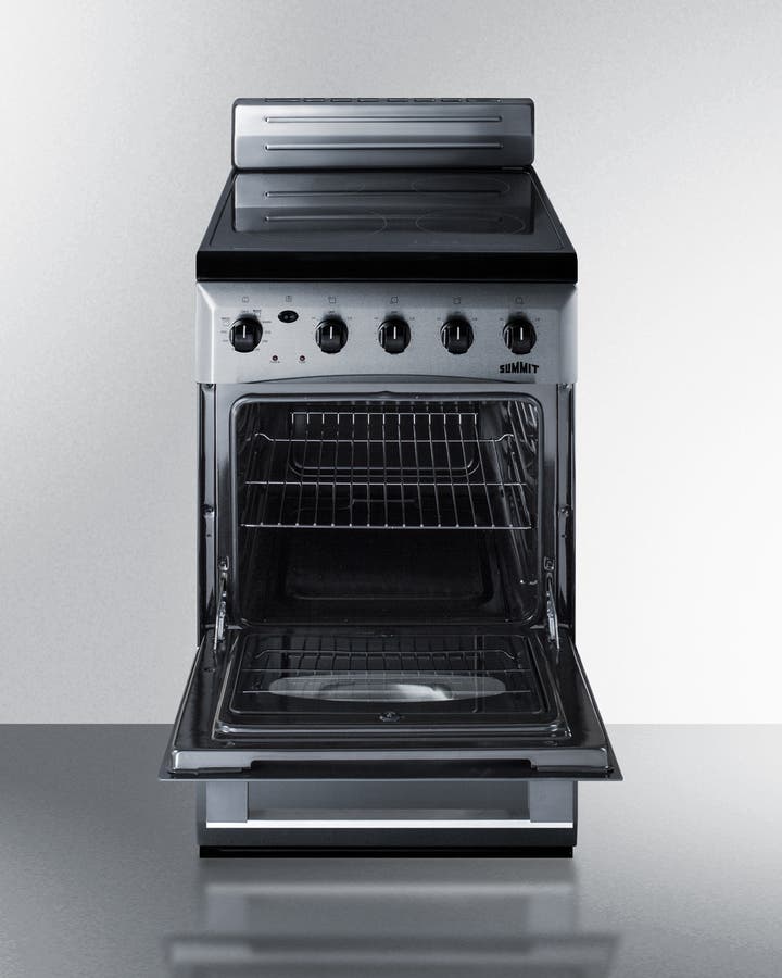Summit REX208SS 20 Inch Electric Range