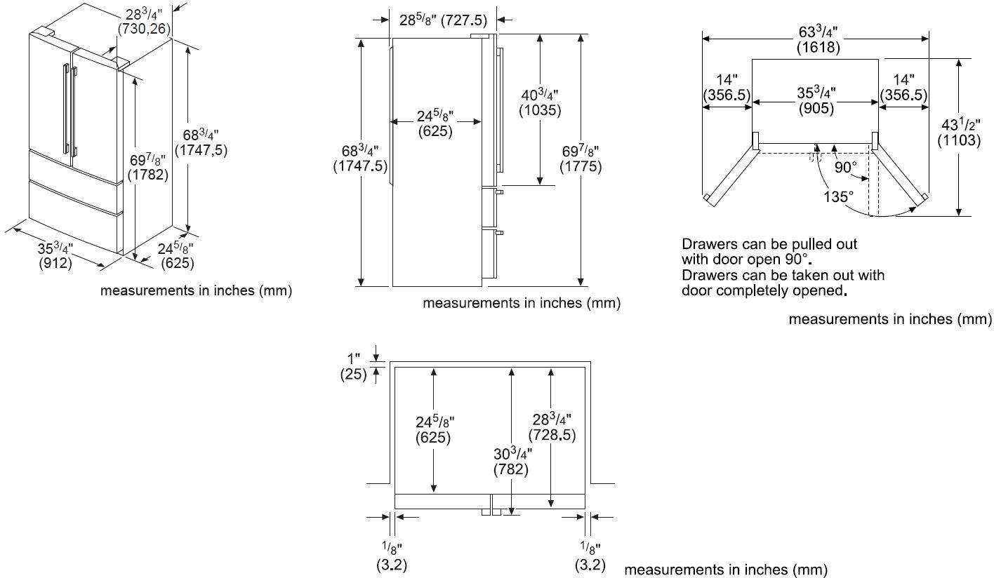 Bosch B21CL81SNS Stainless Steel