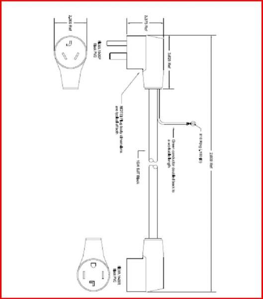 Miele 94012900USA Electric Dryer Cord