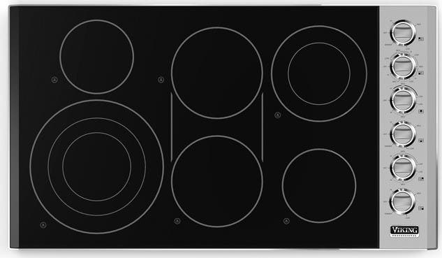 Viking VECU5366BSB 36" Electric Cooktop