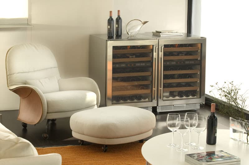Sub Zero 424FSGTHRH 24 Inch Freestanding Dual Zone Wine Storage